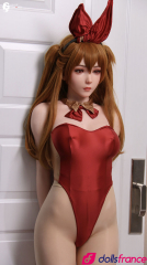 Luxueuse sexdoll silicone asiatique Ada 160cm Gynoid 