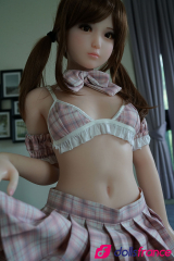 Petite poupée réaliste de compagnie en silicone Aika 130cm Piper doll