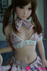 Petite poupée réaliste de compagnie en silicone Aika 130cm Piper doll