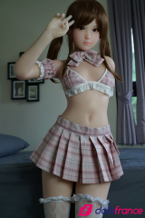 Petite poupée réaliste de compagnie en silicone Aika 130cm Piper doll