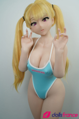 Akane silicone en maillot bleu 90cm IROKEBIJIN DH168