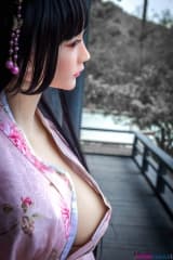 Mei est nue sous son kimono 168cm