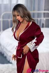 Angelina sex doll silicone bronzée aux seins magnifiques 165cm IronTech