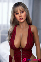 Angelina sex doll silicone bronzée aux seins magnifiques 165cm IronTech