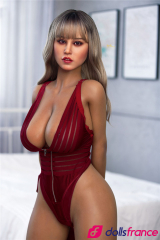 Angelina sex doll silicone bronzée aux seins magnifiques 165cm IronTech