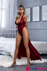 Angelina sex doll silicone bronzée aux seins magnifiques 165cm IronTech