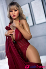 Angelina sex doll silicone bronzée aux seins magnifiques 165cm IronTech