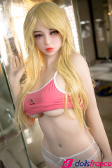 Mina charmante sexdoll aux yeux gris 158cm EN STOCK 158cm AiBei