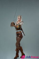 The Witcher Sexdoll réelle en silicone Ciri 168cm GameLady
