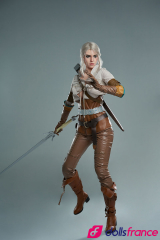 The Witcher Sexdoll réelle en silicone Ciri 168cm GameLady