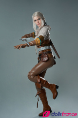 The Witcher Sexdoll réelle en silicone Ciri 168cm GameLady