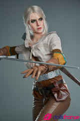 The Witcher Sexdoll réelle en silicone Ciri 168cm GameLady