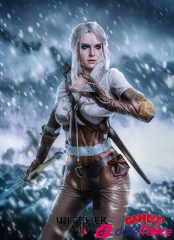 The Witcher Sexdoll réelle en silicone Ciri 168cm GameLady