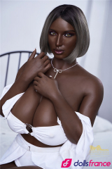 Zara belle love doll silicone à la peau noire 160cm IronTech 