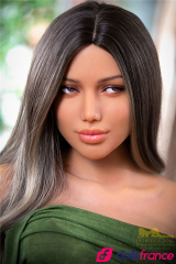 Céline belle sexdoll silicone à la peau mate 166cm Minus IronTech