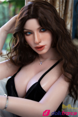 Zara charmante sex doll brune en silicone 166cm IronTech