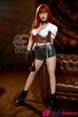 Sex doll américaine Gessica bimbo rousse 163cm SEDoll