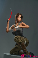 Poupée réaliste de luxe silicone Lara Croft Tomb Raider 166cm GameLady