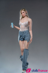 Zeina grande sexdoll blonde taille mannequin 175cm Zelex