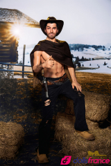 Sexdoll masculine silicone Allen cowboy sexy 170cm IronTech