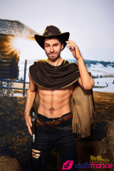 Sexdoll masculine silicone Allen cowboy sexy 170cm IronTech