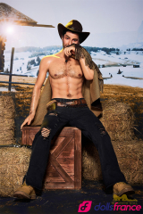 Sexdoll masculine silicone Allen cowboy sexy 170cm IronTech