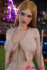 Sex doll blonde en silicone Harper jeune allumeuse 159cm AK4 AngelKiss