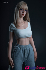 Irina poupée sexdoll réelle jolie blonde en silicone 163cm XTDoll