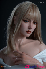 Irina poupée sexdoll réelle jolie blonde en silicone 163cm XTDoll