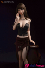 Amelia mignonne sex doll de compagnie en silicone 163cm XTDoll