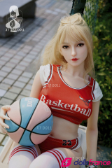 Sexdoll réaliste silicone Kelly jolie blonde espiègle 157cm XTDoll