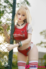 Sexdoll réaliste silicone Kelly jolie blonde espiègle 157cm XTDoll