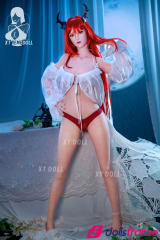 Ruby sexdoll silicone rousse torride aux gros seins 160cm XTDoll