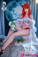 Ruby sexdoll silicone rousse torride aux gros seins 160cm XTDoll