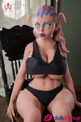 Sexdoll extra terrestre Celestia avec gros tétons 141cm Dolls Castle 