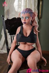 Sexdoll extra terrestre Celestia avec gros tétons 141cm Dolls Castle 