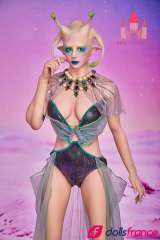 Sex doll réelle Jayla beauté extra-terrestre 166cm Dolls Castle