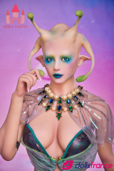 Sex doll réelle Jayla beauté extra-terrestre 166cm Dolls Castle