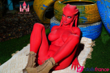 Grace sex doll alien sexy à la peau rouge 160cm Dolls Castle