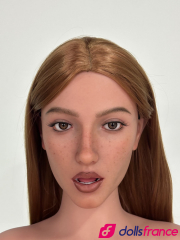 Sexdoll silicone Laeticia la rousse orientale 165cm D-cup Zelex SLE