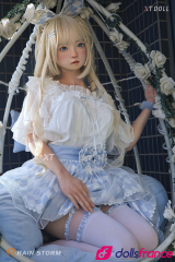 Sex doll silicone Yomi mignonne blondinette 157cm XTDoll