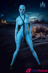 Zeldarina sex doll fantastique à la peau bleue 170cm Dolls Castle