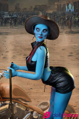 Zeldarina sex doll fantastique à la peau bleue 170cm Dolls Castle