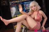 Sylvia adorable sex doll bimbo blonde en silicone 165cm IronTech