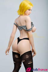 Sexdoll de luxe en silicone Joline la blonde platine 159cm IronTech