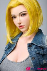 Sexdoll de luxe en silicone Joline la blonde platine 159cm IronTech