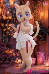 Bearrie petite sex doll fantaisie ourson en silicone 90cm Dolls Castle