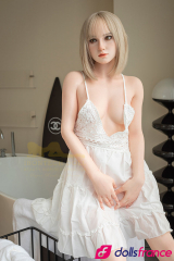 Tina ravissante sex doll d'amour blonde en silicone 163cm IronTech