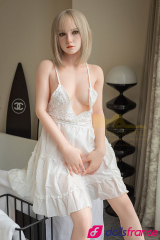 Tina ravissante sex doll d'amour blonde en silicone 163cm IronTech