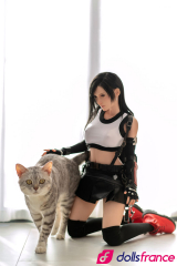 Mini doll silicone Tifa et le félin 100cm Gamelady